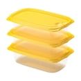thumbnail image 2 of MTBLYS Recipientes de plástico transparente para almacenar alimentos | Paquete de 3 de 550 ml con tapas de cierre hermético y sello de silicona, 2 of 6