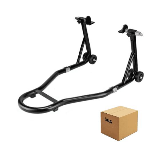 Caballete Moto Universal Parador Moto Trasero Lab.G Negro
