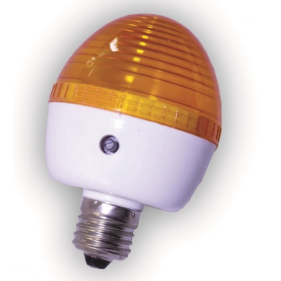 FOCO AMARILLO DE FLASH ROSCA E27 IDEAL SEÑALIZACION BARES ANTROS