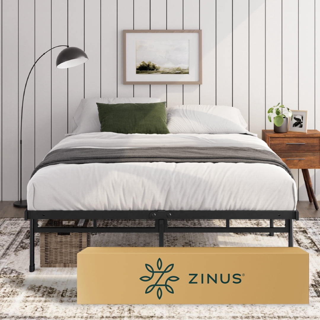 Base de Cama Individual Zinus Justin de Metal Resistente Montaje Fácil para todas las edades