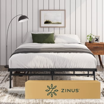 Base de Cama Individual Zinus Justin de Metal Resistente Montaje Fácil para todas las edades