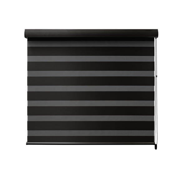 Persiana para Ventana DecoKing Duo Dimout Enrollable Horizontal 120cm x 180cm Black