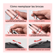 thumbnail image 3 of Pulidor Esmeril Taladro Para Uñas Acrilicas 35000rpm 68pcs Rosa Metalico Malubero, 3 of 5