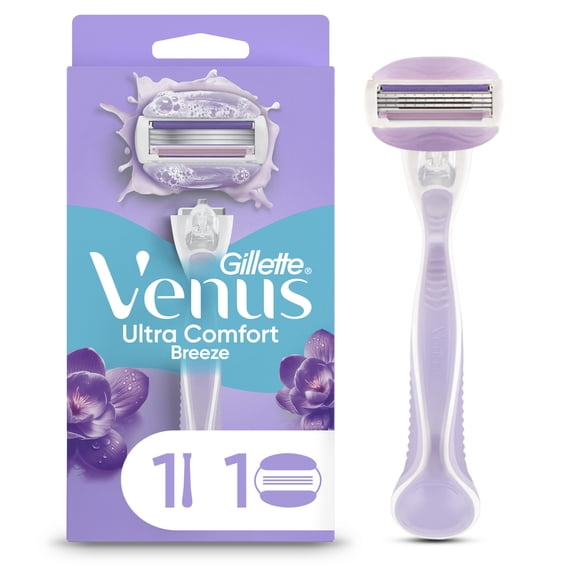 Rastrillo para Mujer Gillette Venus Ultra Comfort Breeze con Barras Humectantes 1 pza