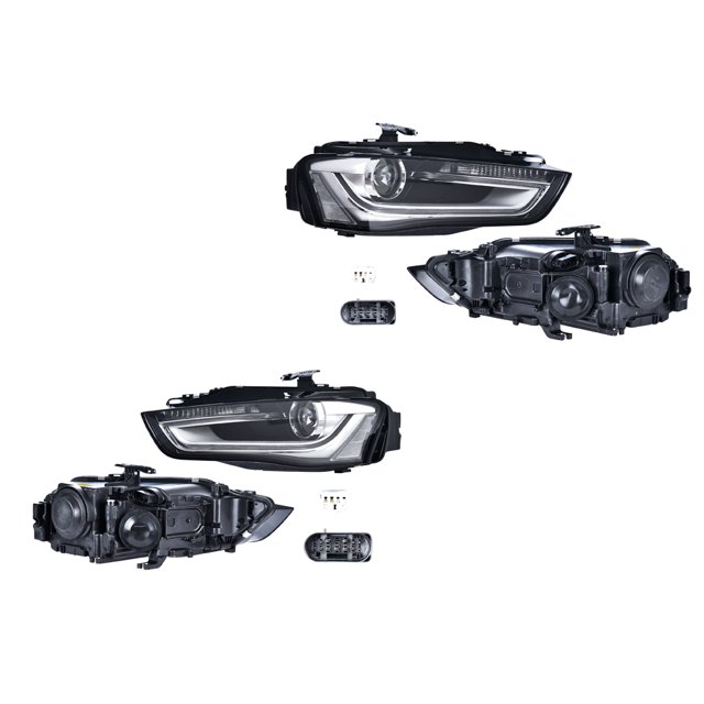 Par de FAROS A4 2013 al 2016 AUDI DEPO .