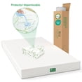 thumbnail image 1 of Colchón Individual Memory Foam en Caja, 3 Capas de Espuma de Alta Densidad a conciliar el sueño, 100x190x15 cm-Blanco, 1 of 7