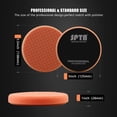 thumbnail image 2 of Almohadillas de pulido SPTA, naranja, corte claro, 14 cm, 3 unidades, para coche, 2 of 6