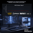 thumbnail image 4 of Computadora Escritorio Completa Xtreme PC Gaming AMD Radeon Vega 3 Athlon 3000G 16GB SSD 500GB Monitor 21.5 75Hz WIFI Black juegos casuales, trabajo y estudio, 4 of 6
