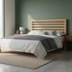 thumbnail image 1 of Cabecera Para Cama KIng Size Modelo Lisboa Madera De Pino Cera Transparente Muebles GM, 1 of 4