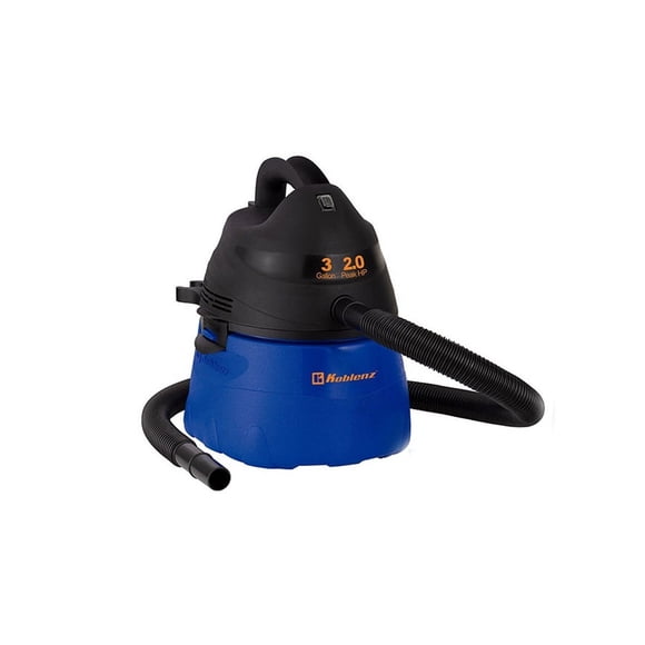 Aspiradora KOBLENZ WD353MA SECO/MOJADO capacidad 3 Galones AZUL con negro