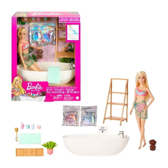 Set de Juego Barbie Fashion & Beauty Baño de Burbujas con Muñeca