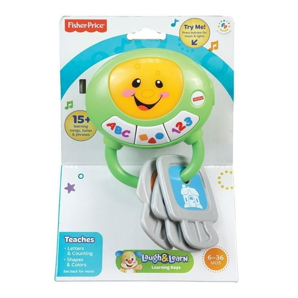 Sistema de Aprendizaje Electrónico para bebés Fisher-Price Ríe y Aprende Llaves Aprende Conmigo