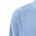 thumbnail image 4 of Ceisia Men's Loose V-Neck Corduroy Long Sleeve Casual Top with Chest Pocket Sky Blue XL Gifts, 4 of 6