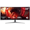 thumbnail image 1 of Monitor Gamer Curvo 34 ACER NITRO 180H QHD Bocinas ED340CU-RF REACONDICIONADO, 1 of 5