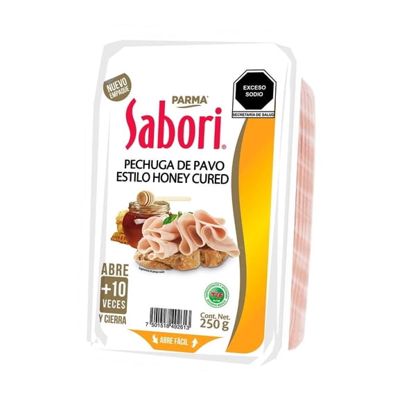 Pechuga de pavo Sabori Parma estilo honey cured 250 g