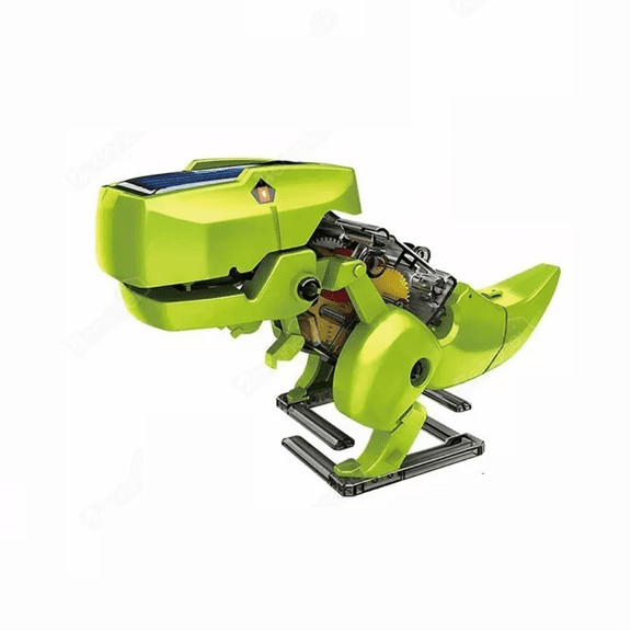 Dinosaurio Robot Solar Juguetes De Robot Solar Para Niños Verde