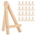 thumbnail image 1 of Caballete de madera de 20 piezas Artware, Mini AFrame, soporte de trípode de exhibición de madera Natural para decoración, accesorios de exposición, 1 of 12