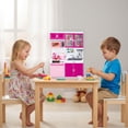 thumbnail image 3 of Minicocina rosa para niños pequeños | Juguete de cocina realista con accesorios | Juego educativo de interior para niños y niñas, 3 of 6