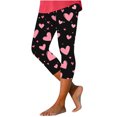 thumbnail image 3 of TaTaai Valentine's Day Heart Graphic Elastic Non-see-through Women Tight Yoga Leggings High Waisted Breathable Gym Workout Casual Daily Full Length Pants Gift, 3 of 5