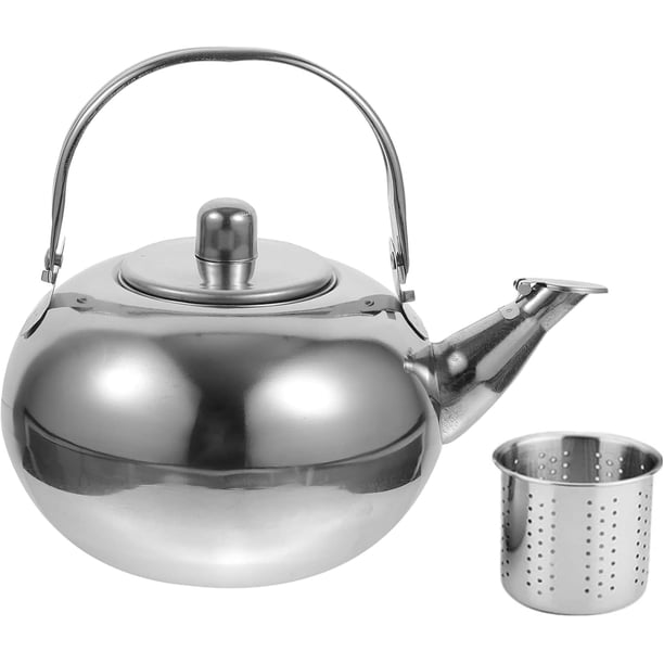 Tetera De Acero Inoxidable Con Filtro Inducción Segura 1,2 L