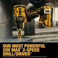 thumbnail image 4 of Taladro/destornillador DEWALT 20 V MAX XR inalámbrico sin escobillas DCD801QQ2, 4 of 5