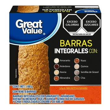 Barras Great Value integrales 180 g