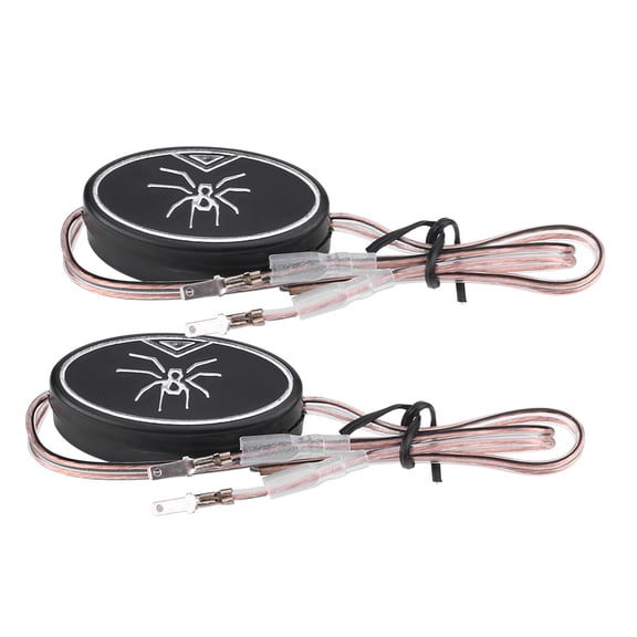 Altavoz De Audio Spider Tweeter, 2 Piezas Creative Auto Car Spider Pattern Super Power Altavoz De Audio Tweeter Altavoz