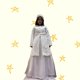 thumbnail image 2 of abrigo de niña, Maga boutique,talla6, color blanco, una pieza, con boina, forro completo, detalle de moños,, 2 of 4