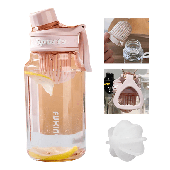 750ml Vaso Para Proteina Shaker Para Proteina Con Filtrado Xtellar blanco