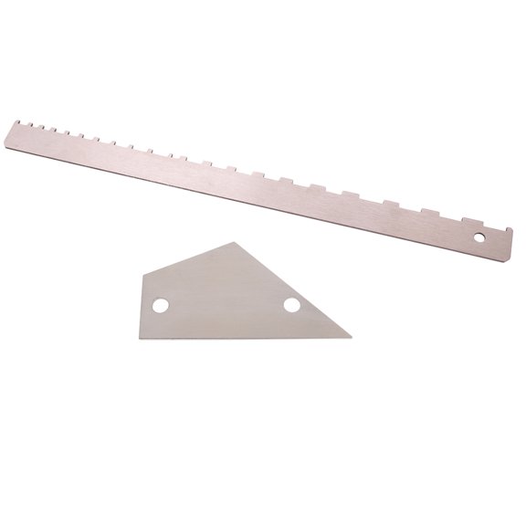 KALLORY 2Ud Niveladora Plateada Para Guitarra Ideal Para Ajuste Y Verificación De