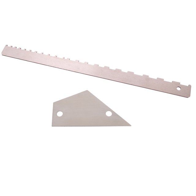 KALLORY 2Ud Niveladora Plateada Para Guitarra Ideal Para Ajuste Y Verificación De
