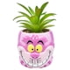 thumbnail image 1 of Maceta Decorativa Cerámica con Planta Artificial, Diseño Cheshire en 3D, Maceta Decorativa para Hogar, Escuela u Oficina, 1 of 4