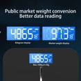 thumbnail image 4 of RKSTN Electronic scale Digital Bathroom Scale, Highly Accurate Body Weight Scale With Lighted LED Display, Round Corner Design, 4 of 9