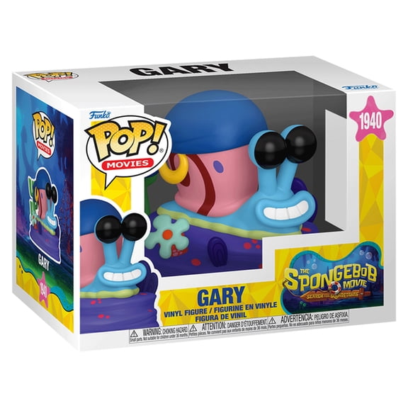 Figura Coleccionable Funko Pop Movies Bob Esponja En busca de los pantalones cuadrados Gary 1 Pieza