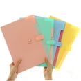 thumbnail image 4 of RENACLIPY Folder Con De Broche Color Rosa Para Guardar Archivos Y Importantes, 4 of 8