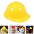 thumbnail image 4 of 20 sombreros de construcción en miniatura para fiestas infantiles, pequeños cascos de seguridad para muñecas, cascos de plástico para manualidades, minicascos para decoraciones de cumpleaños, amaril, 4 of 4