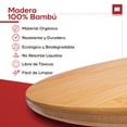 thumbnail image 3 of Giratorio de Madera de bambú Ultrachef Lazy Susan 36 cm, 3 of 4