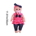 thumbnail image 4 of Lekihaqq Reborn Doll Girl Clothes Dress Outfit Costume Cotton Christmas Party Gift Toddler, 4 of 7