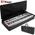 thumbnail image 1 of 61 Keys Piano Storage Bag Waterproof 420D Oxford Cloth Portable Instrument Keyboard Dustproof Protective Cover with Side Pockets, 1 of 5