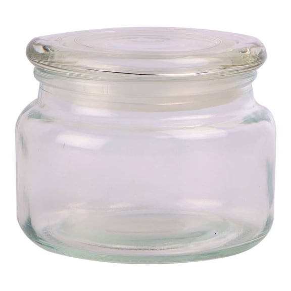 Contenedor Prichos de Vidrio con Tapa Transparente