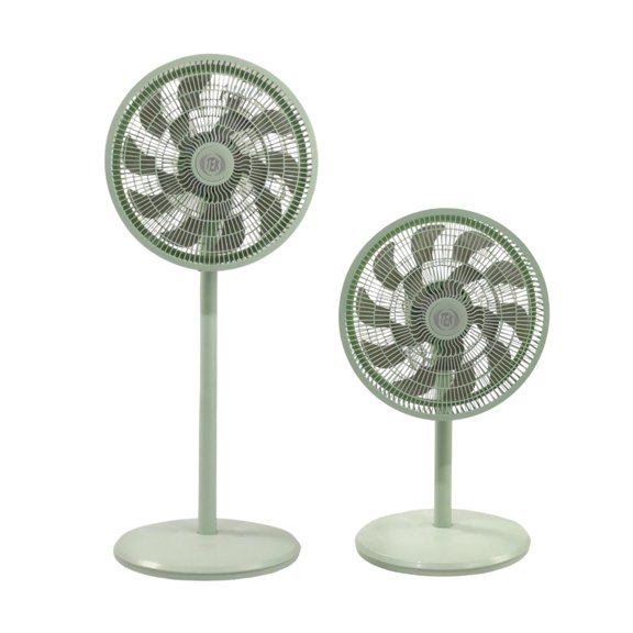 Ventilador 2 en 1 Tek  Pie y Escritorio 16 base 15 aspas 98 cm Verde