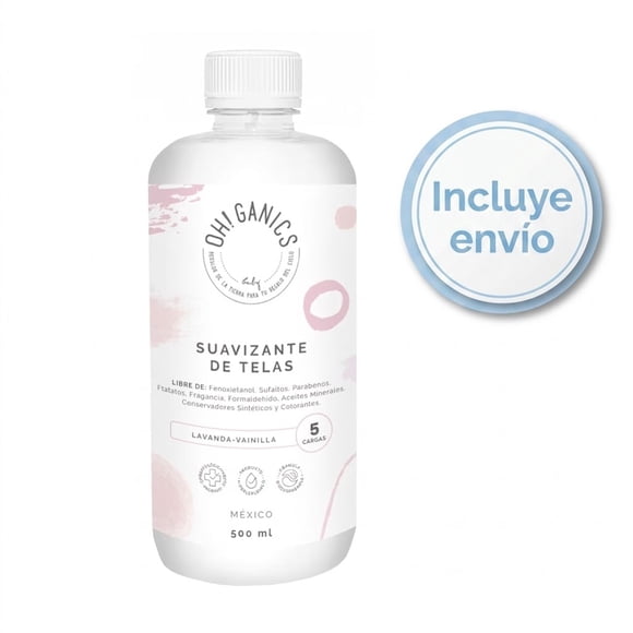 Suavizante lavanda vainilla 500 ml OH!GANICS