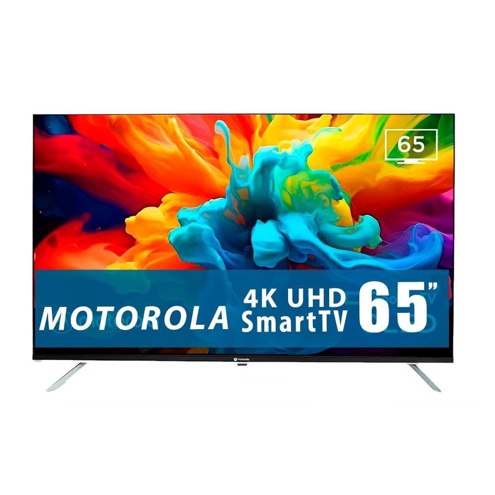 TV Motorola 65 Pulgadas 4K Ultra HD Smart TV QLED MOT65UQE11