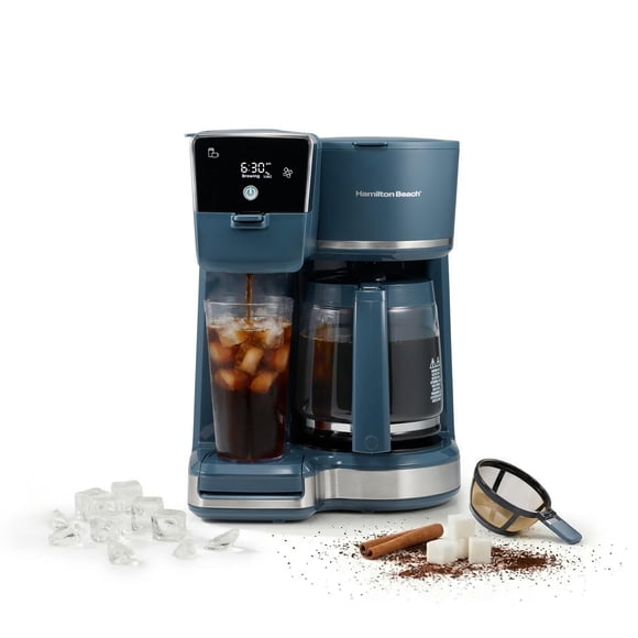 Cafetera Hamilton Beach Programable 2 en 1 para 12 Tazas