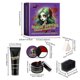 thumbnail image 3 of Pisexur Belleza Maquillaje Maquillaje de Halloween con efecto especial, falso, realista, fácil de lavar, cobertura de plasma, maquillaje pintado, kit de maquillaje de payaspara mujeres y hombres, 3 of 9
