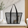 thumbnail image 3 of Bolsa de playa de malla, bolsa plegable, bolsa de ducha portátil a prueba de arena y suciedad, para gimnasio y piscina., 3 of 7