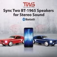 thumbnail image 4 of Altavoz Bluetooth QFX BT-1965-RED Réplica de coche retro rojo, 4 of 9