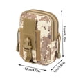 thumbnail image 2 of Riñonera táctica MOLLE | Bolsa para teléfono de 15 cm | Nailon 800D resistente al agua | Cremallera de grado militar y hebilla ajustable | Accesorio para deportes y equipo al aire libre, 2 of 6