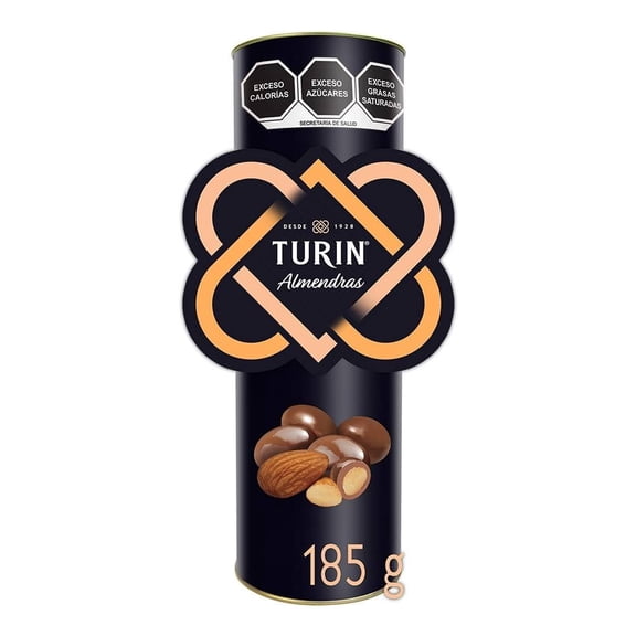 Almendras cubiertas Turin con chocolate con leche 185 g