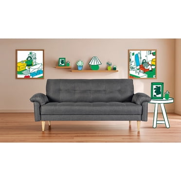 Sofá Cama Makora Queen con Memory Foam Color Oxford Lino Respaldo ...